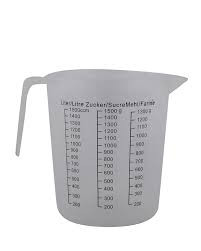 White- Medium Measurement Mug -